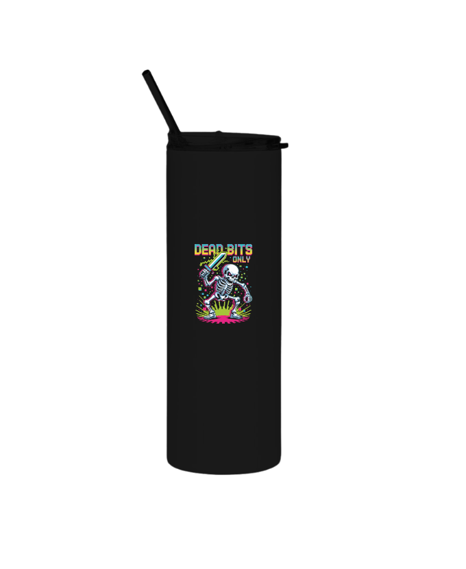 Dead Bits Only Skeleton Gamer Artwork Thermos - Image 3