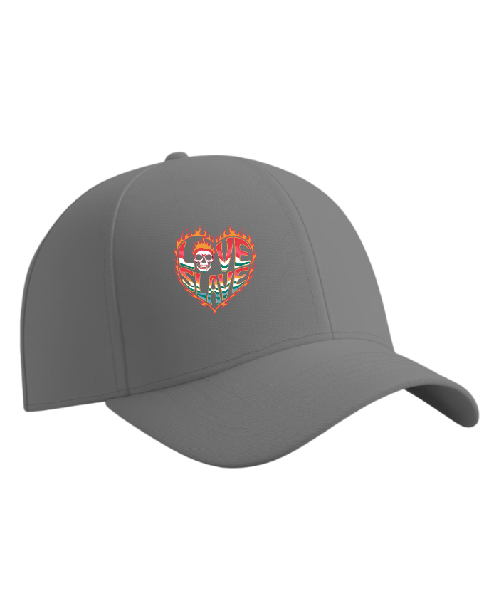 Love Slave Burning Heart Gothic Artwork Hat - Image 5