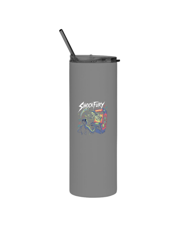 Shocktury Retro Arcade Horror Design Thermos - Image 5
