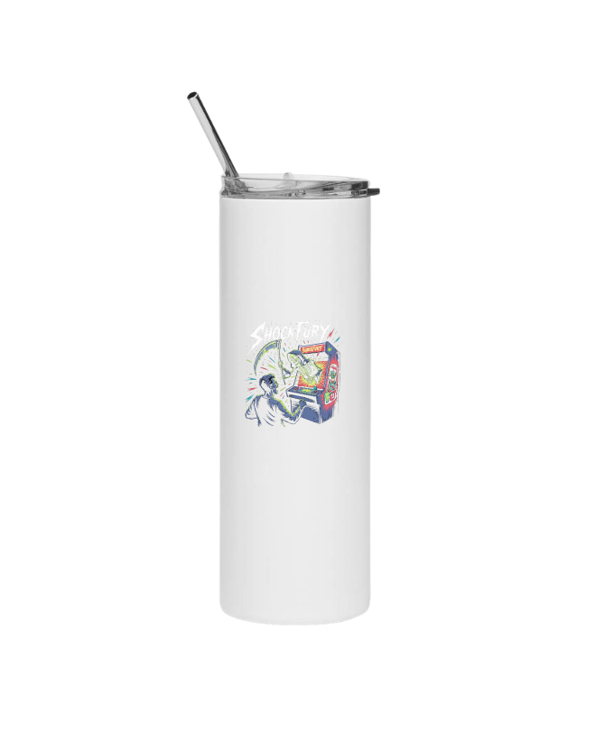Shocktury Retro Arcade Horror Design Thermos