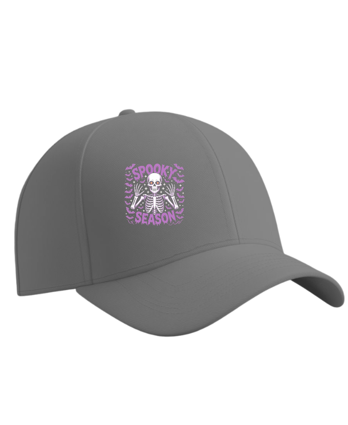 Spooky Season Skeleton Halloween Artwork Hat - Image 5