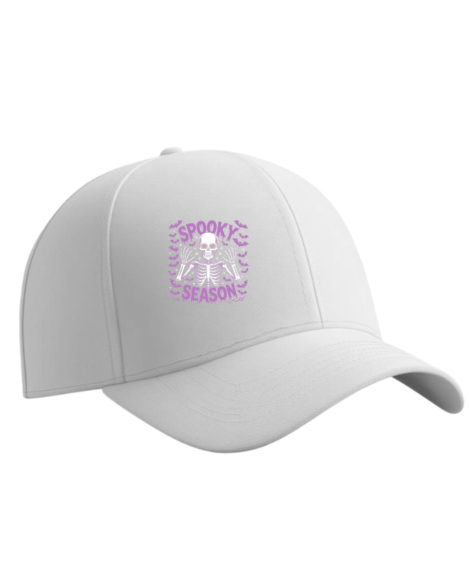 Spooky Season Skeleton Halloween Artwork Hat - Image 3